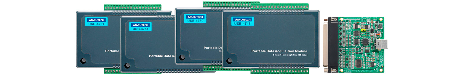 Data acquisition modules by USB